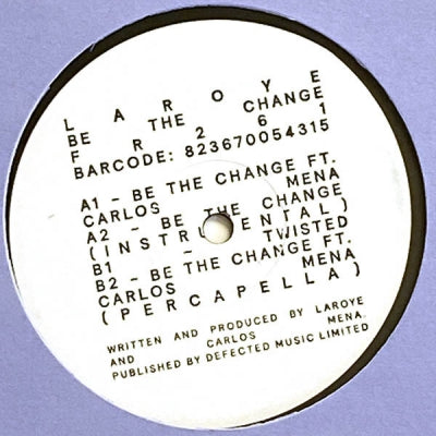 LAROYE - Be The Change