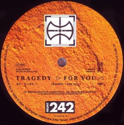 FRONT 242 - Tragedy / For You