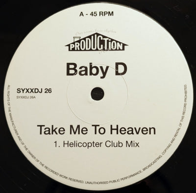 BABY D - Take Me To Heaven