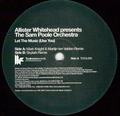 ALLISTER WHITEHEAD PRESENTS THE SAM POOLE ORCHESTRA - Let The Music (Use You)