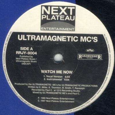 ULTRAMAGNETIC MC'S - Watch Me Now / Feelin' It