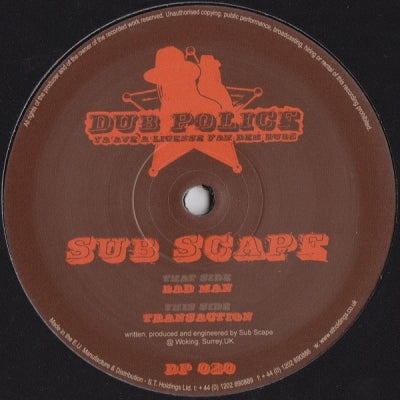 SUB SCAPE - Bad Man / Transaction