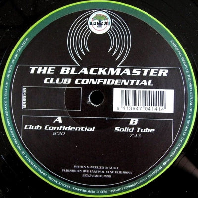 THE BLACKMASTER - Club Confidential / Solid Tube