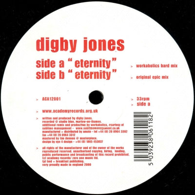DIGBY JONES - Eternity