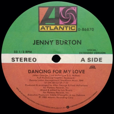 JENNY BURTON - Dancing For My Love