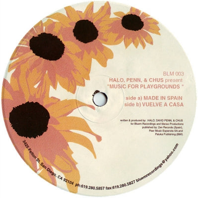 HALO, PENN & CHUS - Music For Playgrounds (Made In Spain / Vuelve A Casa)