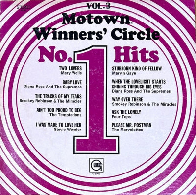 VARIOUS ARTISTS - Motown Winners' Circle–No. 1 Hits Vol. 3
