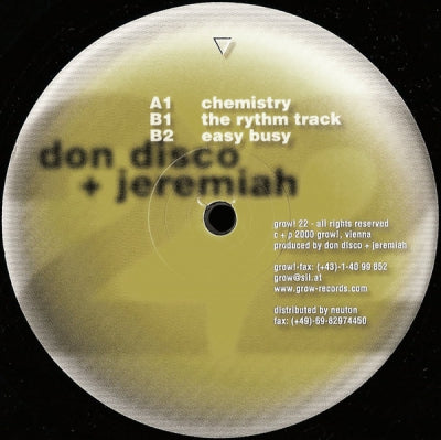 DON DISCO & JEREMIAH - Chemistry