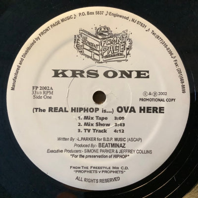 KRS-ONE - (The Real HipHop Is...) Ova Here / I Remember
