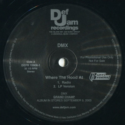 DMX - Where The Hood At?