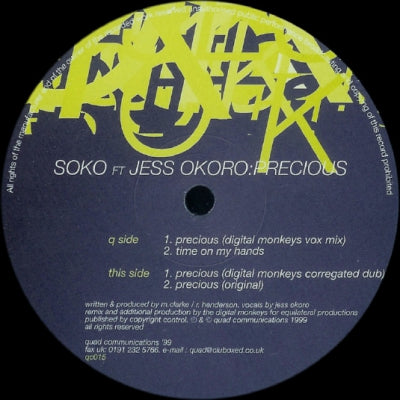 SOKU FT JESS OKORO - Precious / Time On My Hands