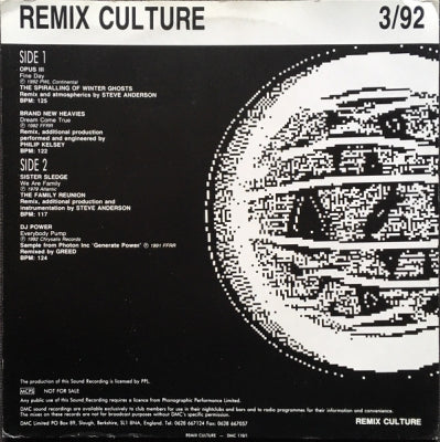 VARIOUS - Remix Culture 3/92