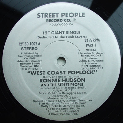 RONNIE HUDSON AND THE STREET PEOPLE - West Coast Poplock