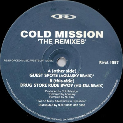 COLD MISSION - The Remixes (Guest Spots / Drug Store Rude Bwoy)