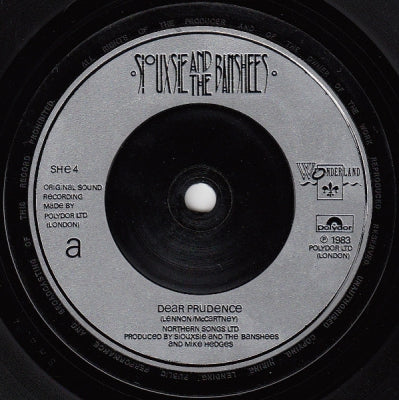 SIOUXSIE AND THE BANSHEES - Dear Prudence