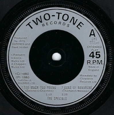 THE SPECIALS - Too Much Too Young Featuring Rico.