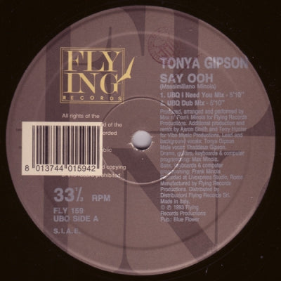 TONYA GIPSON - Say Ooh