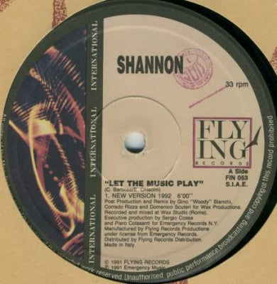 SHANNON - Let The Music Play