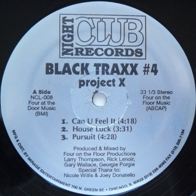 BLACK TRAXX - #4: Project X