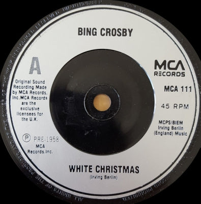 BING CROSBY - White Christmas