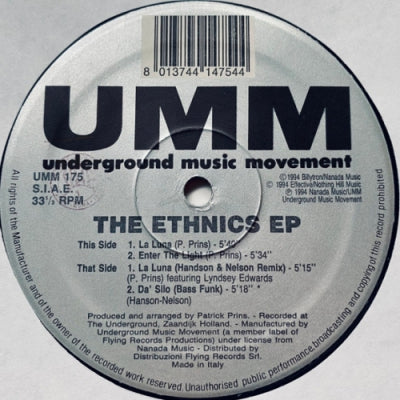 THE ETHNICS - The Ethnics EP
