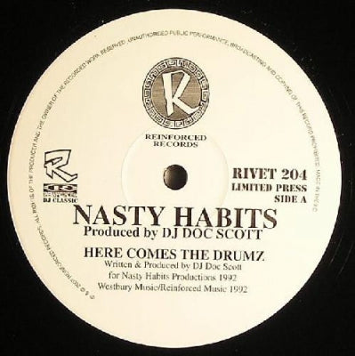 NASTY HABITS / RUFIGE CRU - Here Comes The Drumz / Menace