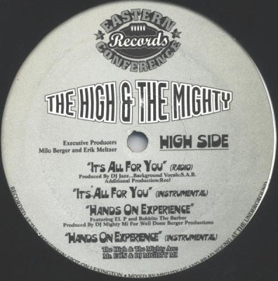 THE HIGH & MIGHTY - It's All For You / Hands On Experience / Cranial Lumps