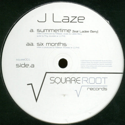 J LAZE - Summertime / Six Months