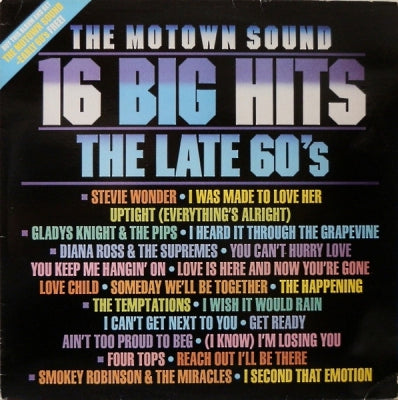 VARIOUS ARTISTS - The Motown Sound (16 Big Hits - The Late 60's)
