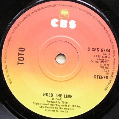 TOTO - Hold The Line / Takin' It Back