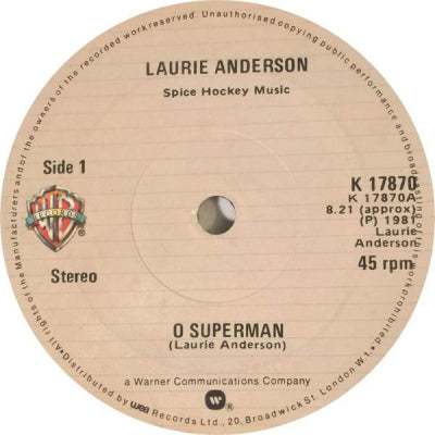 LAURIE ANDERSON - O Superman