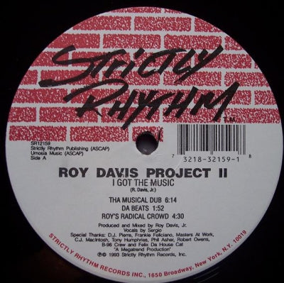 ROY DAVIS PROJECT II - I Got The Music