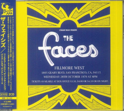THE FACES - Filmore West: San Francisco / Paris Cinema London 1970