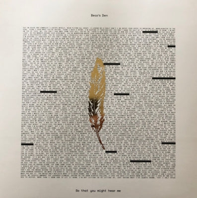 BEAR'S DEN - So That You Might Hear Me