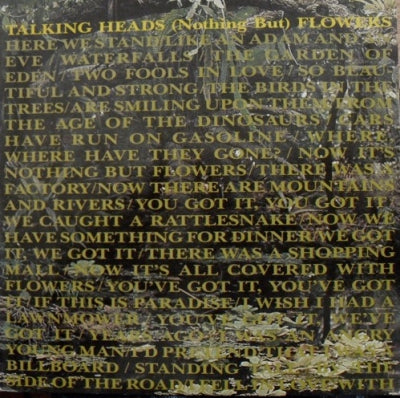 TALKING HEADS - (Nothing But) Flowers / (Nothing But) Flowers