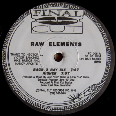 RAW ELEMENTS - Back 2 Bay Six