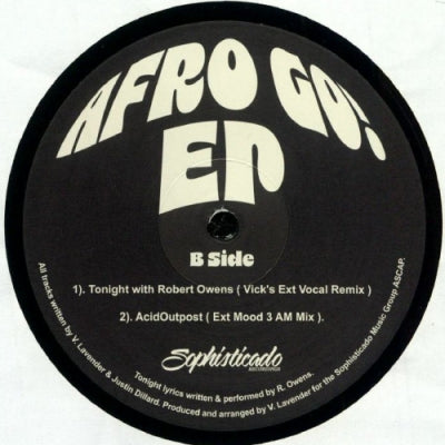 VICK LAVENDER - Afro Go! EP
