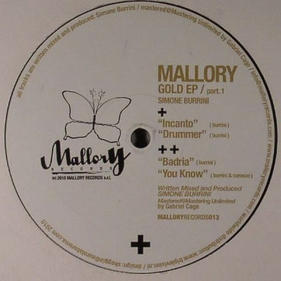 SIMONE BURRINI - Gold EP Part 1 (Incanto / Drummer / Badria / 	You Know)