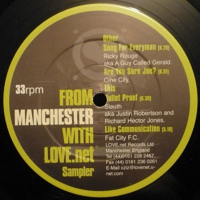 VARIOUS ARTISTS - From Manchester With Love.net (Sampler)