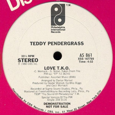 TEDDY PENDERGRASS - Love T.K.O.