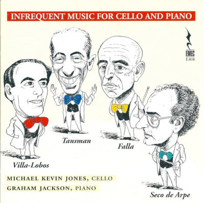 MICHAEL KEVIN JONES, GRAHAM JACKSON - Infrequent Music For Cello And Piano