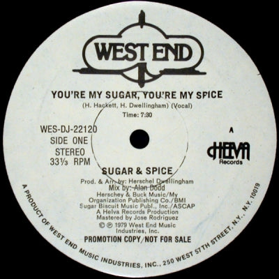 SUGAR & SPICE - You're My Sugar, You're My Spice