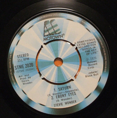 STEVIE WONDER - Saturn / Ebony Eyes / All Day Sucker / Easy Goin' Evening (My Mama's Call)