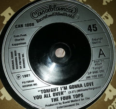 THE FOUR TOPS - Tonight I'm Gonna Love You All Over