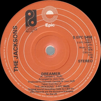 THE JACKSONS  - Dreamer / Good Times