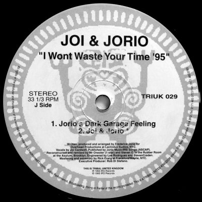 JOI & JORIO - I Won't Waste Your Time '95
