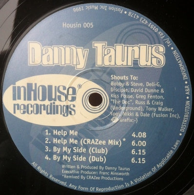 DANNY TAURUS - Help Me / By My Side