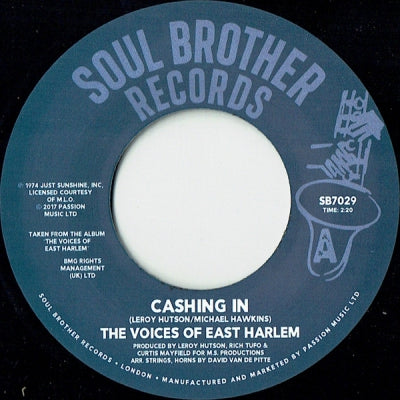 THE VOICES OF EAST HARLEM - Cashing In / Take A Stand