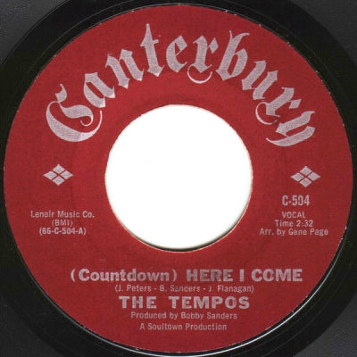 THE TEMPOS - (Countdown) Here I Come / Sad Sad Memories