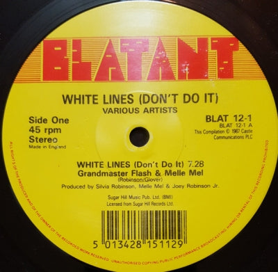 GRANDMASTER FLASH & MELLE MEL - White Lines (Don't Do It)